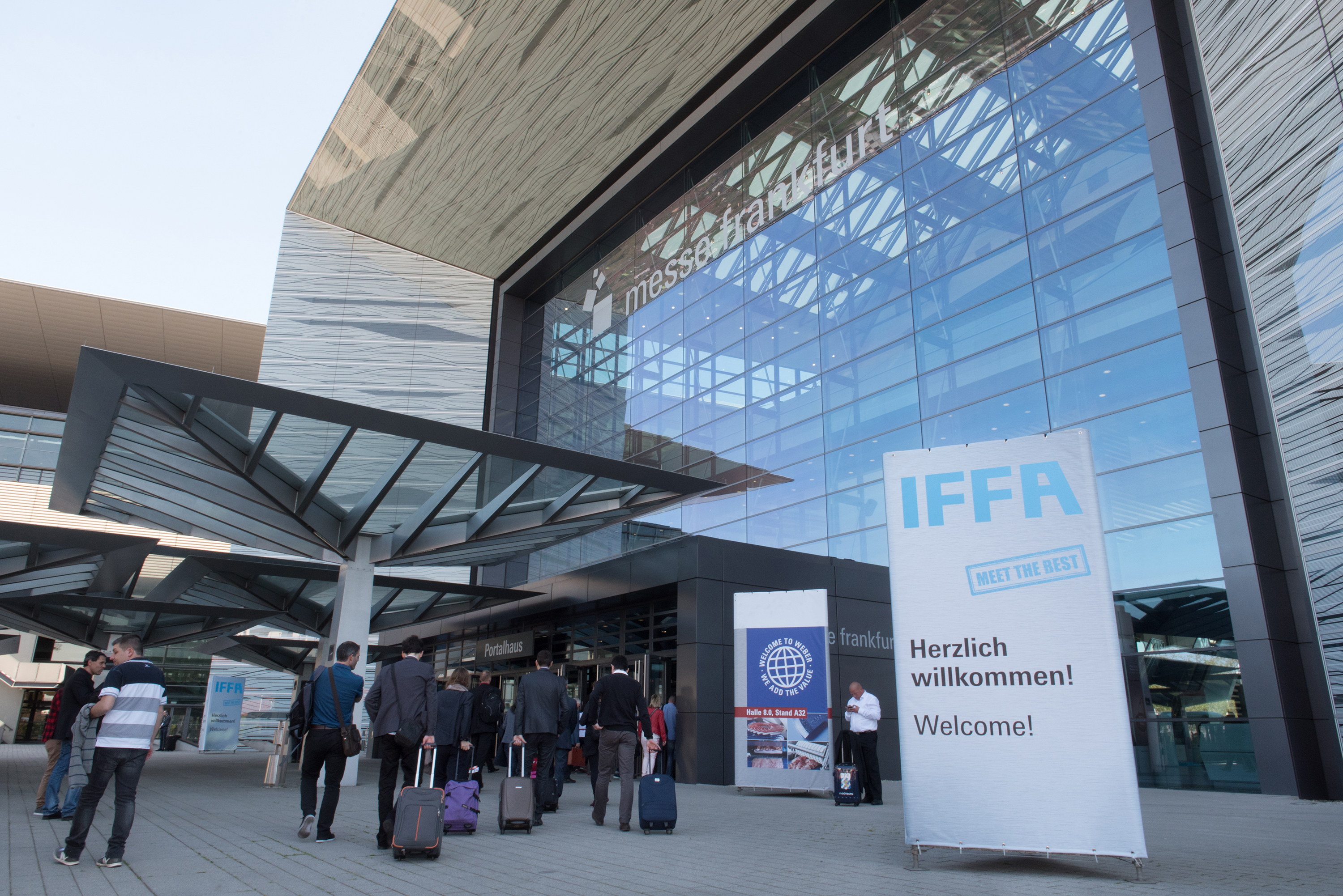 Frankfurt Fair and Exhibition Centre, Portalhaus entrance