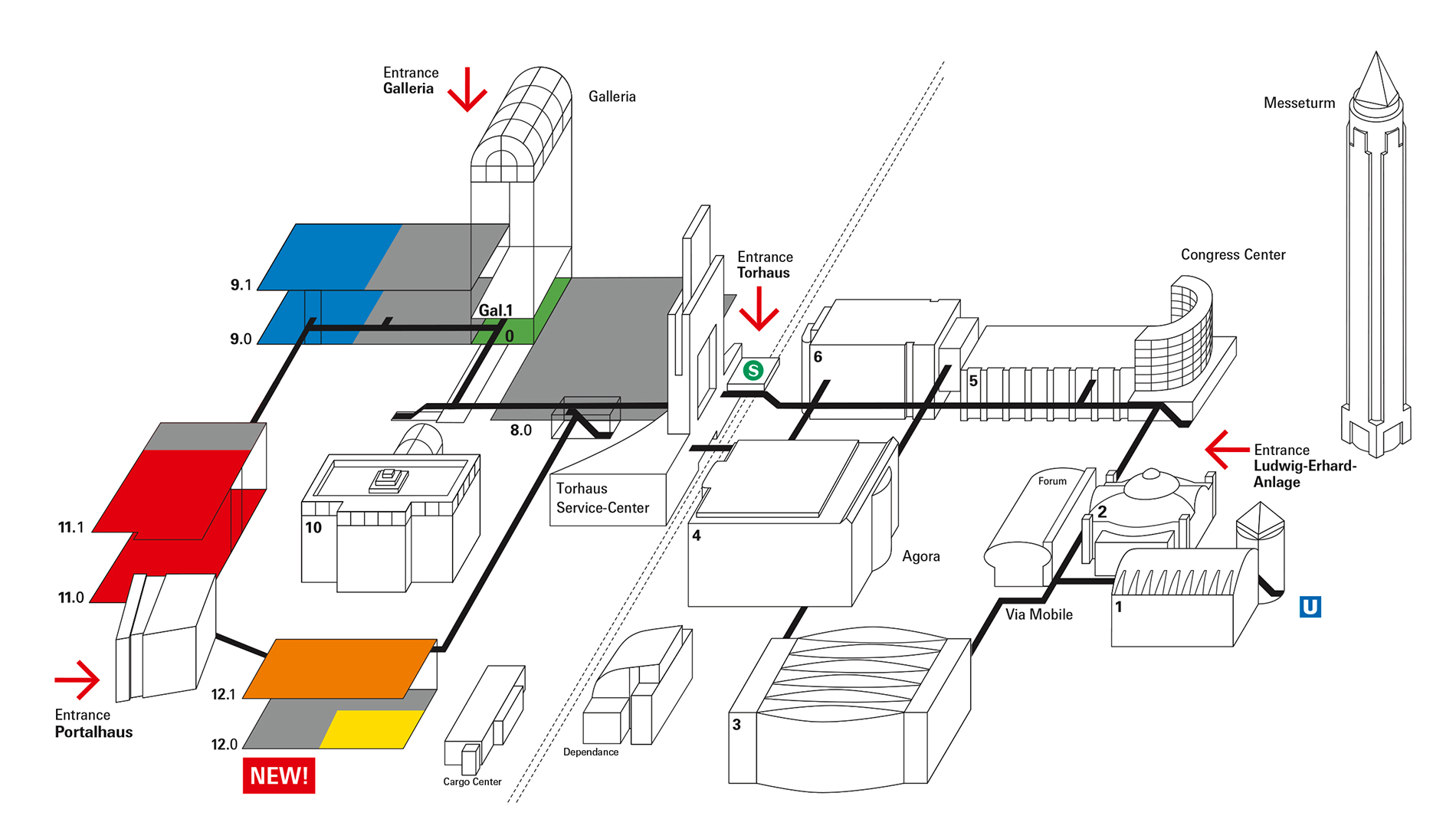 Complete plan of the fairground for download at: www.iffa.com/fairground