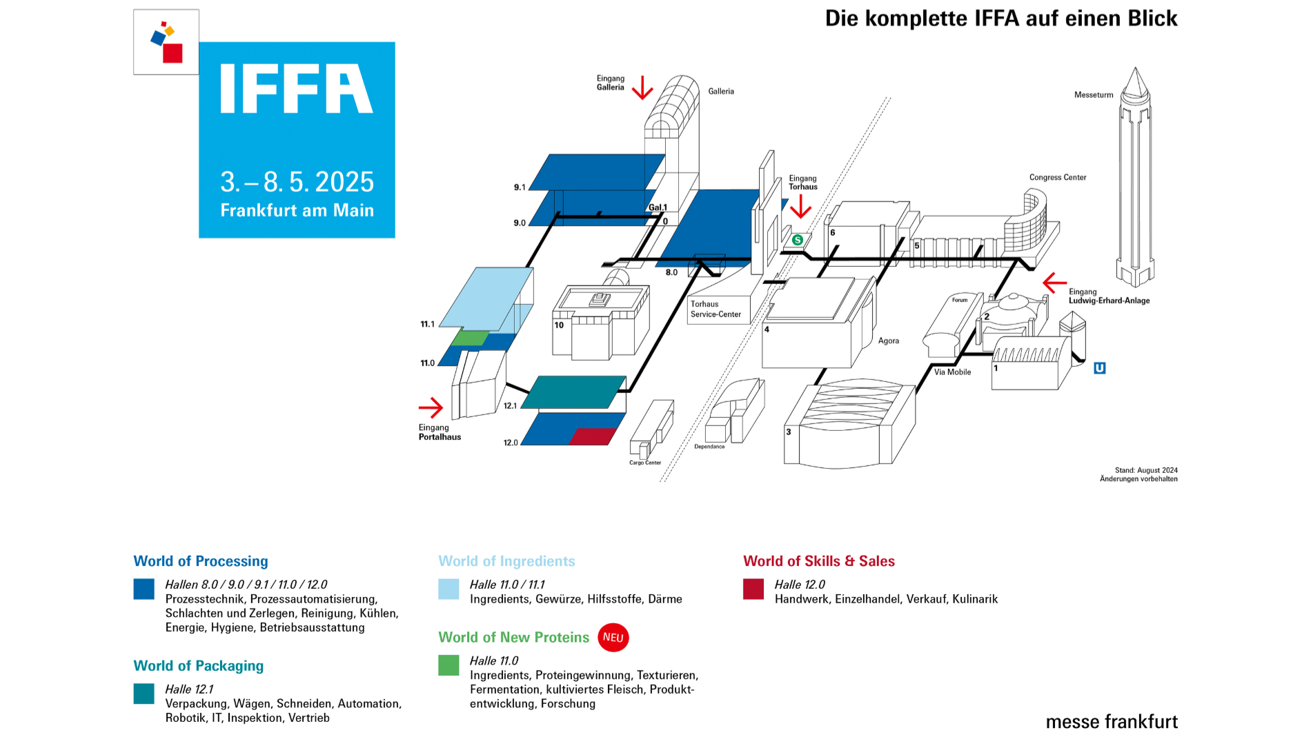 Geländeplan IFFA 2025