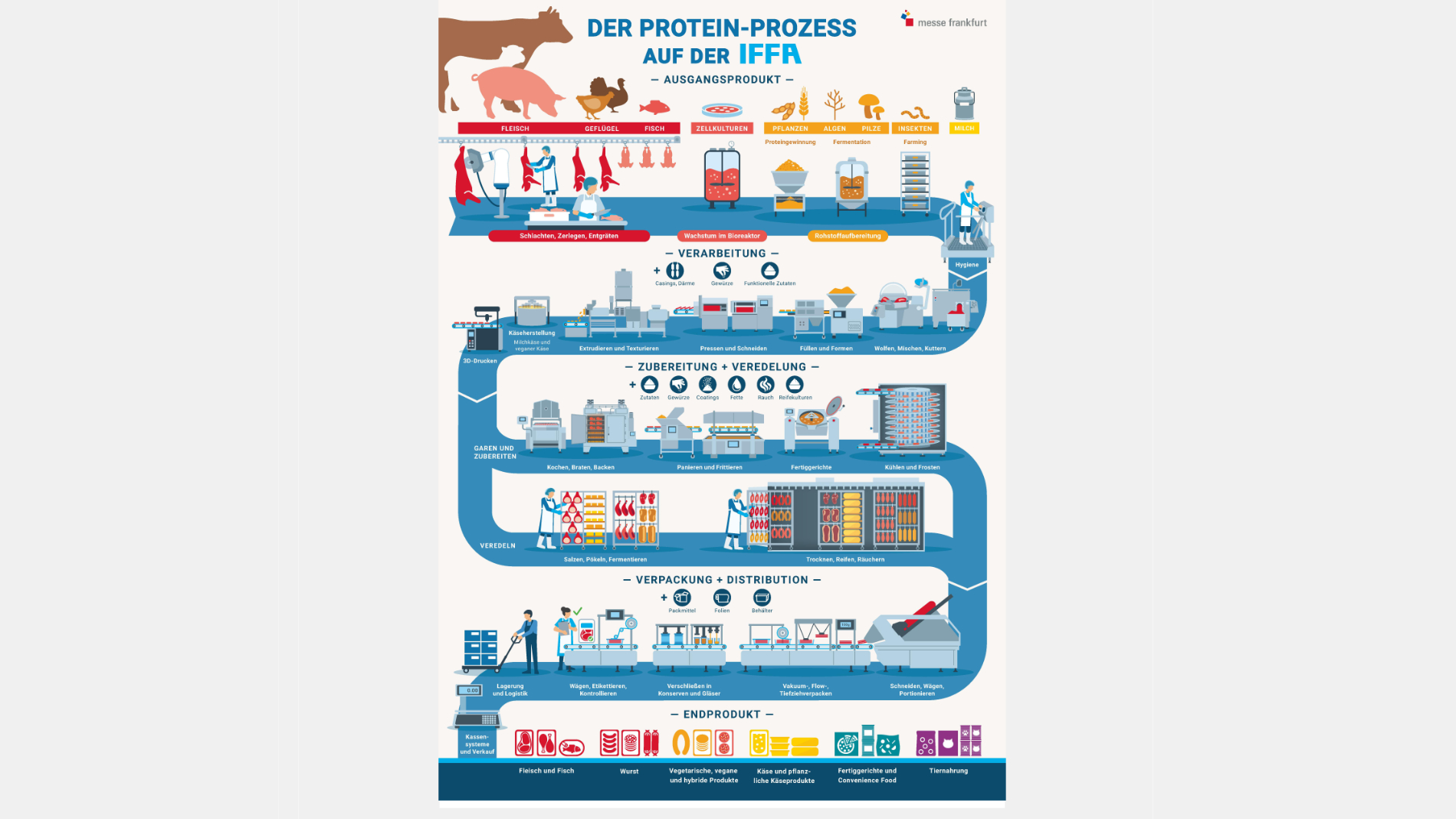 Der Protein-Prozess auf der IFFA