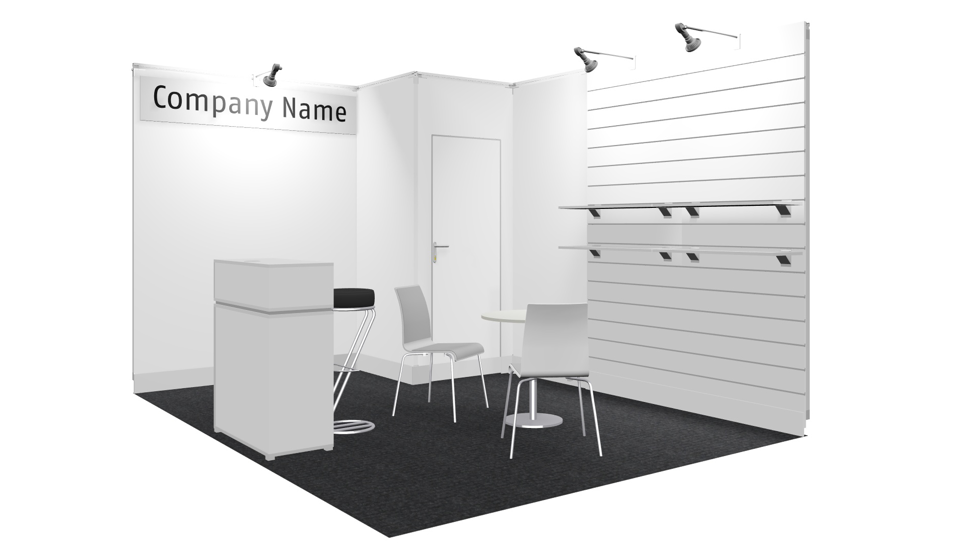 Complete stand 12 m²